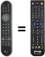 Télécommande équivalente LG 6710T00003G