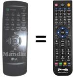 Télécommande équivalente LG 6710V00017E