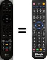 Télécommande équivalente LG AKB30377808