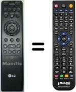 Télécommande équivalente LG AKB35960102