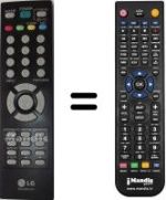 Télécommande équivalente LG MKJ33981404