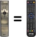 Télécommande équivalente LG RT34FB11RB
