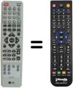 Télécommande équivalente LG 6710CDAT05G