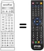 Télécommande équivalente REMCON362