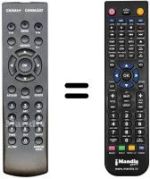 Télécommande équivalente Sagem TNT+