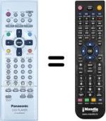 Télécommande équivalente Panasonic N2QAJB000037