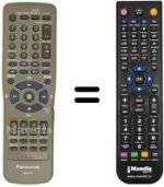 Télécommande équivalente N2QAKB000022