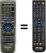 Télécommande équivalente Panasonic N2QAKB000028