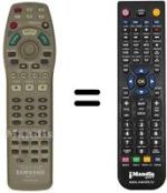 Télécommande équivalente Samsung R3000