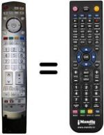 Télécommande équivalente Panasonic N2QAKB000056