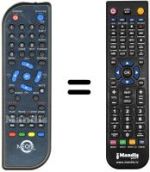 Télécommande équivalente REMCON733