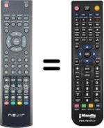 Télécommande équivalente Nevir NVR7023-TTG-16