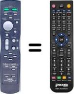 Replacement remote control Nec 42VP4
