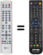 Télécommande équivalente REMCON264