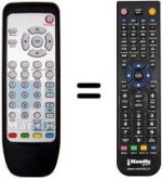 Télécommande équivalente REMCON870