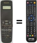 Télécommande équivalente Panasonic NV-SD420