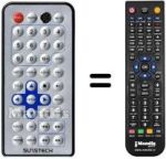 Télécommande équivalente REMCON698