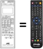 Télécommande équivalente JVC PQ10543BM