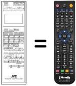 Télécommande équivalente JVC PQ10543BU