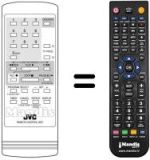 Télécommande équivalente JVC PQ21206C