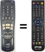 Télécommande équivalente JVC PQ21953U