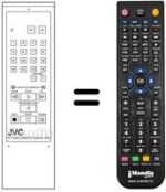 Télécommande équivalente JVC PU11099Q