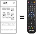Télécommande équivalente JVC PU52097AD-9