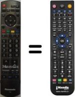 Télécommande équivalente Panasonic TH-42PY800P