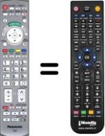 Replacement remote control Panasonic TX-L42G20E
