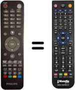 Télécommande équivalente Philips DTR3030M