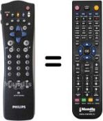 Télécommande équivalente Philips 32PW8506 / 12R