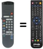 Télécommande équivalente Philips 21PT522B-31