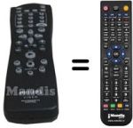 Replacement remote control Philips VR400-58