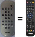 Replacement remote control Philips MCM240