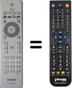 Télécommande équivalente Philips 22PFL3415H / 12