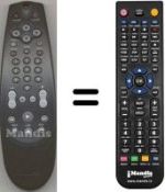 Télécommande équivalente Philips 482221810782