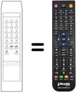 Télécommande équivalente RC143