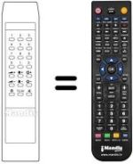 Télécommande équivalente RC144