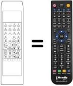 Télécommande équivalente RC144A