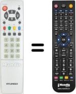 Télécommande équivalente RC-U07RE