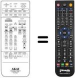 Télécommande équivalente RC-V55A