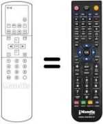 Télécommande équivalente RC-0467 / 18