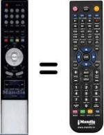 Télécommande équivalente RC102