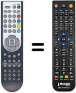 Télécommande équivalente Inno Hit IH22820TWX