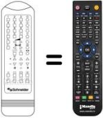 Télécommande équivalente RC201