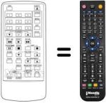 Télécommande équivalente REMCON490