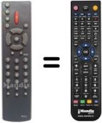 Télécommande équivalente RC213