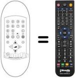 Télécommande équivalente RC218