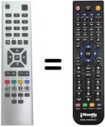 Télécommande équivalente RC2445