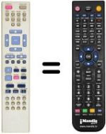 Télécommande équivalente RC2521